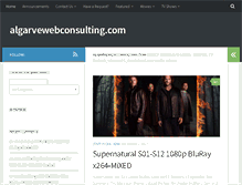 Tablet Screenshot of algarvewebconsulting.com